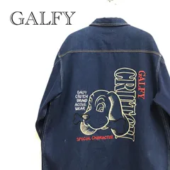 GALFY カバーオール ジャケット M ブルー  メンズ ファッション