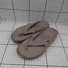 ◇ ⊂ ウーフォス シンプル系 レザーサンダル サイズ24.5cm ブラウン系 レディース E 【1511250008412】