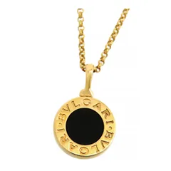 ブルガリ ブルガリブルガリ オニキス ネックレス Au750 (K18YG) レディース BVLGARI【中古】 【ジュエリー】