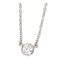 ティファニー バイザヤード ネックレス PT950 レディース TIFFANY&Co.【中古】 【ジュエリー】