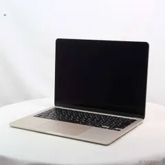 〔中古品〕 MacBook Air 13.6-inch Late-2024 MC8P4J／A Apple M3 8コアCPU_10コアGPU 24GB SSD512GB スターライト 〔15.5 Sequoia〕【297】