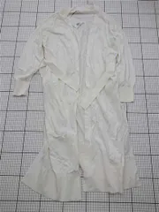 ◇ Θ プラステ PLST クールタッチコットンロングカーディガン S ホワイト系 レディース E  【1512010011468】