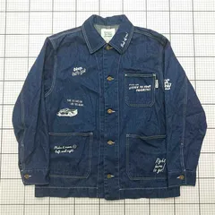 ◇ Θ パワートゥザピープル Power To The People デニムカバーオールジャケット M メンズ E  【1512020024656】