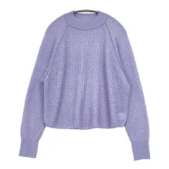audrey and john wad ラグラン 定価13200円 ニット ラベンダー レディース オードリーアンドジョンワッド【中古】5-1211T◎のサムネイル