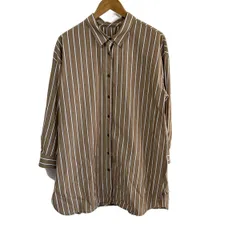 Leilian(レリアン) ワンピース サイズ13+ S レディース美品  - ライトブラウン×白×ネイビー