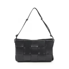 ボッテガヴェネタ BOTTEGA VENETA ハンドバッグ マキシイントレチャート カセット 730543VCQC48425 ブラック レザー ハンドバッグ レディース 新品