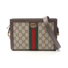 グッチ GUCCI ショルダーバッグ オフィディア GGスプリーム スモール 79546796IWT8745 ベージュ/エボニー PVCコーティングキャンバス レザー ショルダーバッグ レディース