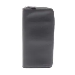 プラダ PRADA ラウンド長財布 ブラック サフィアーノレザー ラウンド長財布 ユニセックス Used B