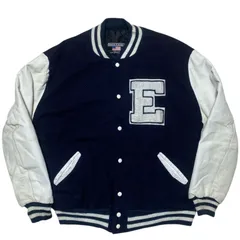 USA ヴィンテージ ジャケット スタジアムジャンパー スタジャン スチュワート&シュトラウス 3XL ブラック ホワイト 黒 白 2色 アウター 秋 冬 メンズ 古着 長袖