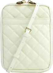 ＫＴ　ＢＡＳＥ スマホポーチ 本革 ポシェット バッグ レディース 斜め掛け 小さめ 軽量 財布機能付き 可愛い おしゃれ 携帯ポーチ 羊革 人気 通勤 旅行 (Light beige x Gold)