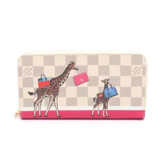 ルイ・ヴィトン LOUIS VUITTON ラウンド長財布 ジッピーウォレット N60058 PVCコーティングキャンバス ジッピー・ウォレット レディース Used B