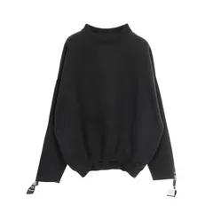 ヴェトモン VETEMENTS スウェット テープロゴ ブラック コットン トレーナー メンズ Used Aのサムネイル