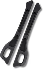 All Trust 隙間クッション 車 隙間埋め 車用 シートコンソール 車用隙間クッション 2個セット (ブラック,  大)