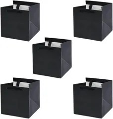 All Trust 紙袋 手提げ ケーキ ラッピング 新聞紙 回収袋 シフォンケーキ 5枚セット (ブラック,  20cm)