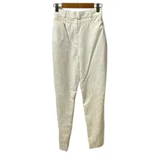 GIVENCHY(ジバンシー) パンツ サイズ38 M レディース美品  - 白 フルレングス