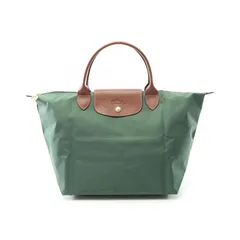 ロンシャン Longchamp トートバッグ ル プリアージュ オリジナル M L1623089P95 ブリティッシュグリーン キャンバス レザー ル プリアージュ オリジナル M トップハンドルバッグ