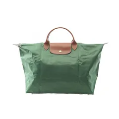 ロンシャン Longchamp トートバッグ ル プリアージュ オリジナル トラベル L L1624089P95 ブリティッシュグリーン キャンバス レザー ル プリアージュ オリジナル L トラベルバッグ