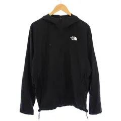 ザノースフェイス THE NORTH FACE SWALLOWTAIL HOODIE スワローテイルパーカー ジップアップパーカー ナイロンジャケット アウター ロゴ プリント XXL 黒 ブラック NP71520 /BB