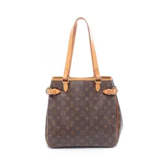 ルイ・ヴィトン LOUIS VUITTON トートバッグ バティニョール ヴェルティカル M51153 PVCコーティングキャンバス レザー バティニョール・ヴェルティカル レディース