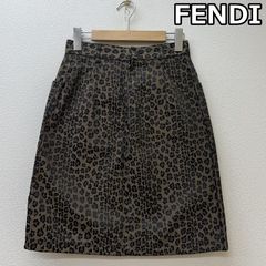 ☆美品☆エルメス レザースカート ピッグスキン 豚革 スエード 42