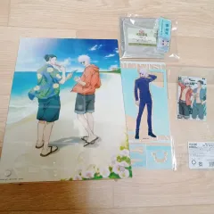 在庫処分)呪術廻戦 懐玉・玉折 五条悟 アクリルスタンド クージーグッズ 名札 ウエハースカード