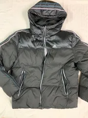 W9)adidas アディダス ダウンジャケット ダウン ライン 黒