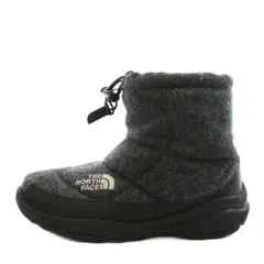 ✦人気✦ ノースフェイス ヌプシ ショート ブーツ 24cm 黒 ブラック THE NORTH FACE（ザ ノースフェイス） ショートブーツ 24cm ブラック