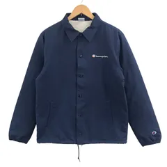 ZM1705 【美品】Champion チャンピオン 裏ボアコーチジャケット ネイビー サイズM
