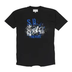メゾンマルジェラ プリント Tシャツ S30GC0420 ユニセックス ブラック Maison Margiela【中古】 【アパレル・小物】
