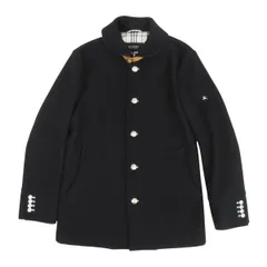 バーバリー メタルボタン ウール コート BLACK LABEL メンズ ネイビー(濃紺) BURBERRY【中古】 【アパレル・小物】