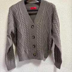 【美品】repipi armario　カーディガン　ショート丈