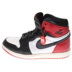 NIKE (ナイキ) Air Jordan 1 Retro High OG Black Toe Reimagined エアジョーダン1 レトロ OG ブラックトゥリイマジンド ハイカットスニーカー レッド US8.5/26.5cm DZ5485-106