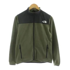 ザノースフェイス THE NORTH FACE MOUNTAIN VERSA MICRO JACKET マウンテン バーサ マイクロジャケット フリース ジップアップ ロゴ刺繍 S カーキ NL71904 /KU