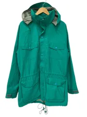 EDDIE BAUER (エディーバウアー) 黒タグ マウンテンパーカーシェルジャケット 古着 ビンテージ 80S 90S 2WAY L グリーン メンズ/065