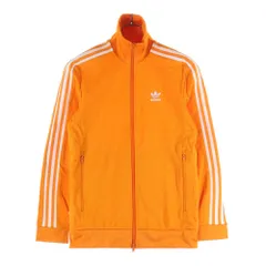 adidas (アディダス) ジップアップ トラックジャケット オレンジ DH5821