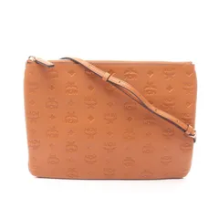 エム・シー・エム MCM ショルダーバッグ ヴィセトス ブラウン レザー クラッチ ショルダーバッグ レディース Used A