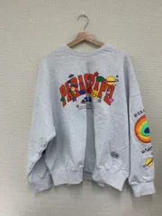 ÷3 Paragraph オーバーカラフル トレーナー スウェット 所々シミあり【ファッション】【2】