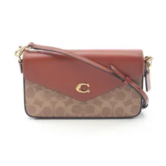 コーチ COACH ショルダーバッグ C8442/B4NQ4 ブラウン系 PVCコーティングキャンバス レザー ショルダーバッグ レディース 新品