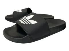 adidas (アディダス) ADILETTE LITE SLIDES シャワーサンダル アディレッタ FU8298 25.5cm US7 ブラック メンズ/065