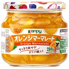 カンピー オレンジマーマレード 280g瓶×6個入×(2ケース)| 送料無料 オレンジ 夏みかん マーマレード 中糖度ジャム オリゴ糖 スプレッド 朝食ジャム