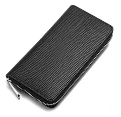 長財布 メンズ 本革 レザー カード ポケット 小銭入れ 収納 ウォレット ブラック デザイン ラウンドファスナー おしゃれ シンプル 大容量 軽量 グリーン 財布