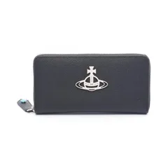 ヴィヴィアンウエストウッド Vivienne Westwood ラウンド長財布 ANNIE ZIP ROUND WALLET オーブ 5105005CUS000RN405 ブラック レザー ラウンド長財布 レディース 新品