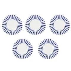 新品 美濃焼 小皿 直径約12cm 5枚セット 濃十草 日本製