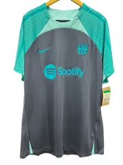NIKE (ナイキ) FCバルセロナ 23/24 Dri-FIT ストライク トップ サード サッカーウェア DZ0783-438 XL グリーン×ネイビー メンズ/027