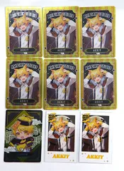 【中古】あっきぃ AMPTAKxCOLORS 2024 Halloween ランダムフォトカード メタルカード セット