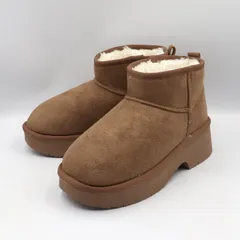 モズ moz   MZ7160   厚底 ムートンブーツ 撥水 レディース 25AW  新品