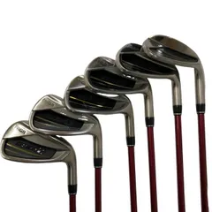 【中古】 プロギア RED チタンフェース(2016) 7S アイアンセット IR RED(2016 アイアン) (フレックスSR) メンズ 男性用 右利き 右用 Cランク ゴルフクラブ