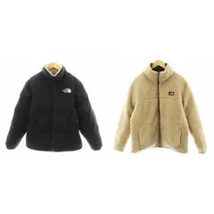 ザノースフェイス THE NORTH FACE ビーベター BETTER FLEECE 中綿ジャケット フリースジャケット リバーシブル ロゴ アウター L ベージュ 黒 ブラック NJ3NN58A /AN21