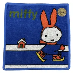 FEILER(フェイラー) 小物新品同様  - ブルー×オレンジ×マルチ ハンドタオル/miffyコラボ