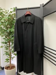 【Dante Firenze】 ダンテフィレンツェ　 高級　イタリア製生地　ステンカラーコート カシミア100%　M　美品　ブラック